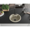 Mexen Diego Granitspüle 1-Becken mit Küchenarmatur Duero, beige - 6512-69-671600-70