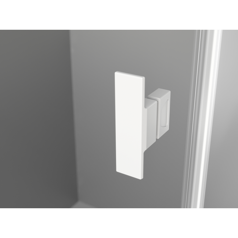 Mexen Mist-B Duo Duschkabine mit Drehöffnung 95 x 70 cm, transparent, weiß - 8A2-095-070-20-00