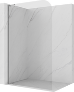 Mexen Kioto-P L Duschwand Walk-in 70 x 200 cm, transparent 8 mm, Chrom - 800-070-103-01-00-P
