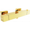 Mexen Cube thermostatische Duscharmatur, gold - 77250-50