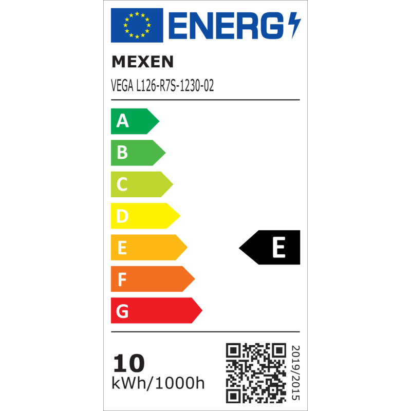 Mexen Vega LED-Lampe R7S, 12W, Warm - 3000K, 1521 lm - L126-R7S-1230-02