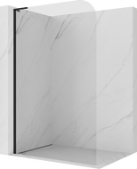 Mexen Kioto-P L Duschwand Walk-in 120 x 200 cm, transparent 8 mm, schwarz - 800-120-103-70-00-P