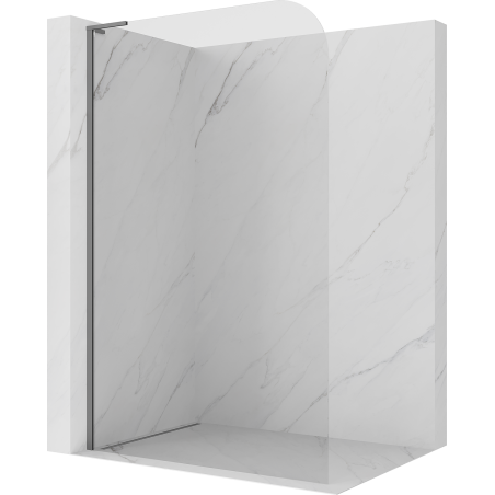 Mexen Kioto-P L Duschwand Walk-in 70 x 200 cm, transparent 8 mm, Gun Metal - 800-070-103-95-00-P