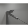 Mexen Kioto-P L Duschwand Walk-in 80 x 200 cm, transparent 8 mm, Gun Metal - 800-080-103-95-00-P