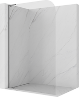 Mexen Kioto-P L Duschwand Walk-in 120 x 200 cm, transparent 8 mm, Gun Metal - 800-120-103-95-00-P
