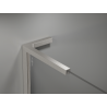 Mexen Kioto-P L Duschwand Walk-in 80 x 200 cm, transparent 8 mm, gebürsteter Nickel - 800-080-103-97-00-P