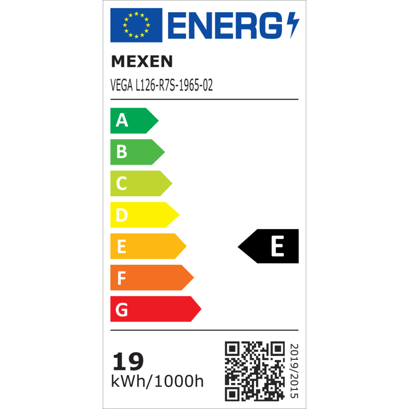 Mexen Vega LED-Birne R7S, 19W, Kalt - 6500K, 2540 lm - L126-R7S-1965-02
