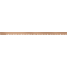 Mexen Line-B Duschablaufrinne frontal 130 cm, gebürstetes Kupfer - 186503130U