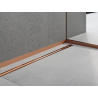 Mexen Line-B Duschablaufrinne frontal 130 cm, gebürstetes Kupfer - 186503130U