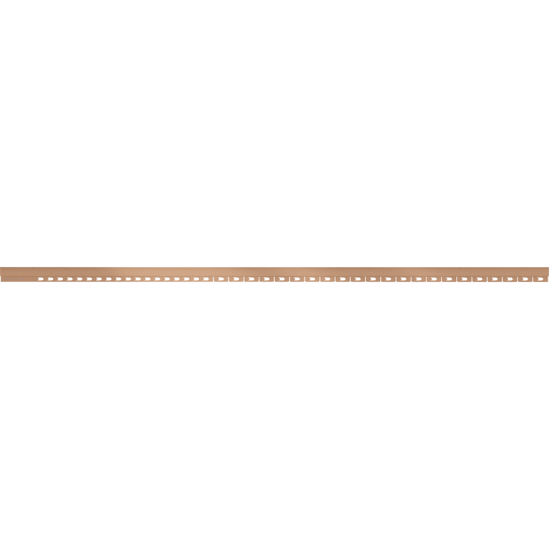 Mexen Line-B Duschrinne vorderseitig 180 cm, gebürstetes Kupfer - 186503180U
