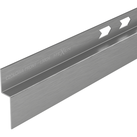 Mexen Line-B Frontale Duschrinne 130 cm, gebürstetes Gun Gray - 186603130U
