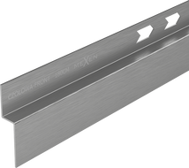 Mexen Line-B Duschrinne Frontleiste 180 cm, gebürstetes Gun Gray - 186603180U