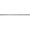 Mexen Line-B Duschrinne Frontleiste 180 cm, gebürstetes Gun Gray - 186603180U