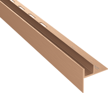Mexen Line-B Gefälleleiste für Glas 120 cm links, gebürstetes Kupfer - 186504120L