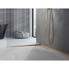Mexen Line-B Gefälleleiste für Glas 120 cm links, gebürstetes Kupfer - 186504120L