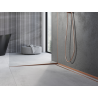 Mexen Line-B Gefälleleiste für Glas 180 cm links, gebürstetes Kupfer - 186504180L