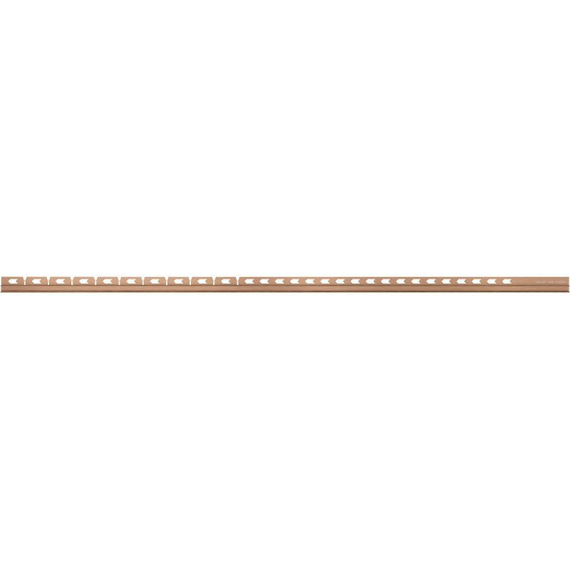 Mexen Line-B Gefälleleiste für Glas 120 cm links, gebürstetes Kupfer - 186504120L