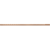 Mexen Line-B Gefälleleiste für Glas 120 cm links, gebürstetes Kupfer - 186504120L