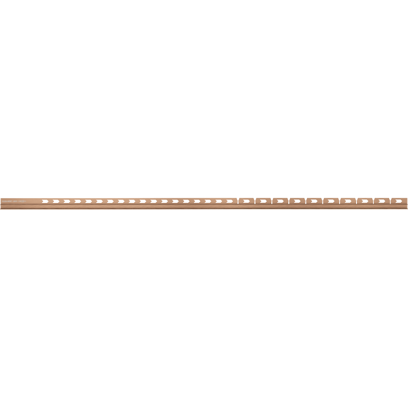 Mexen Line-B Abschlussprofil für Glas 120 cm rechts, gebürstetes Kupfer - 186504120R