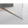 Mexen Line-B Gefälleleiste für Glas 180 cm rechts, gebürstetes Kupfer - 186504180R
