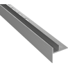 Mexen Line-B Gefälleleiste für Glas 120 cm links, gun grau gebürstet - 186604120L