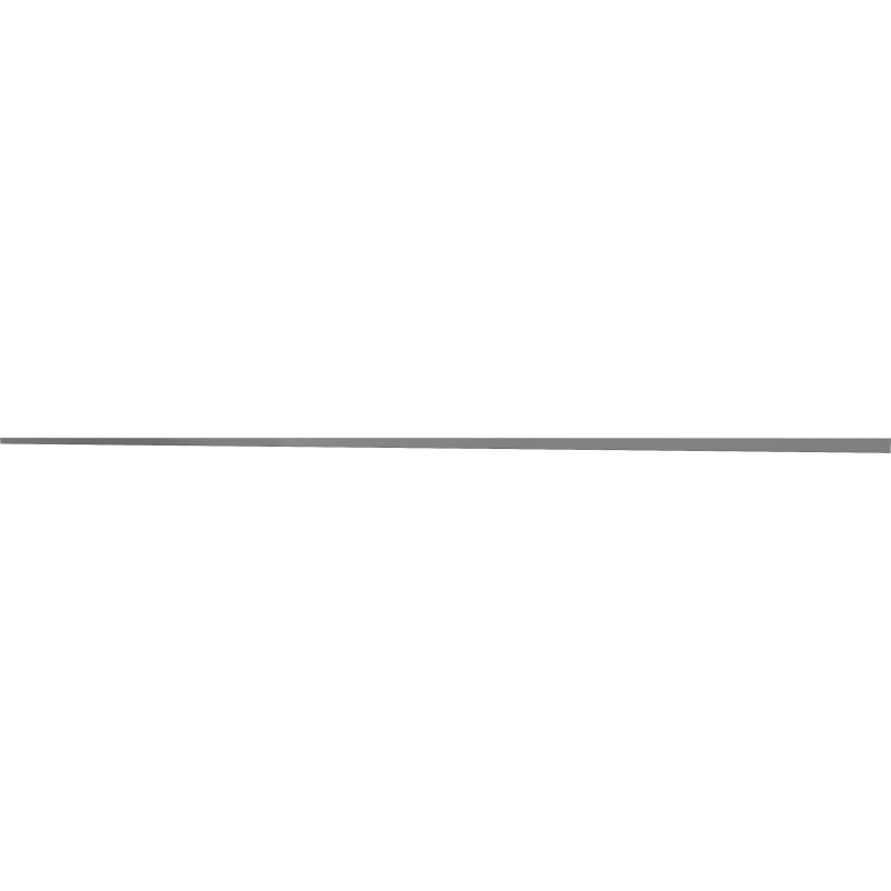 Mexen Line-B Abfallprofil für Glas 180 cm links, gebürstet Gun Gray - 186604180L