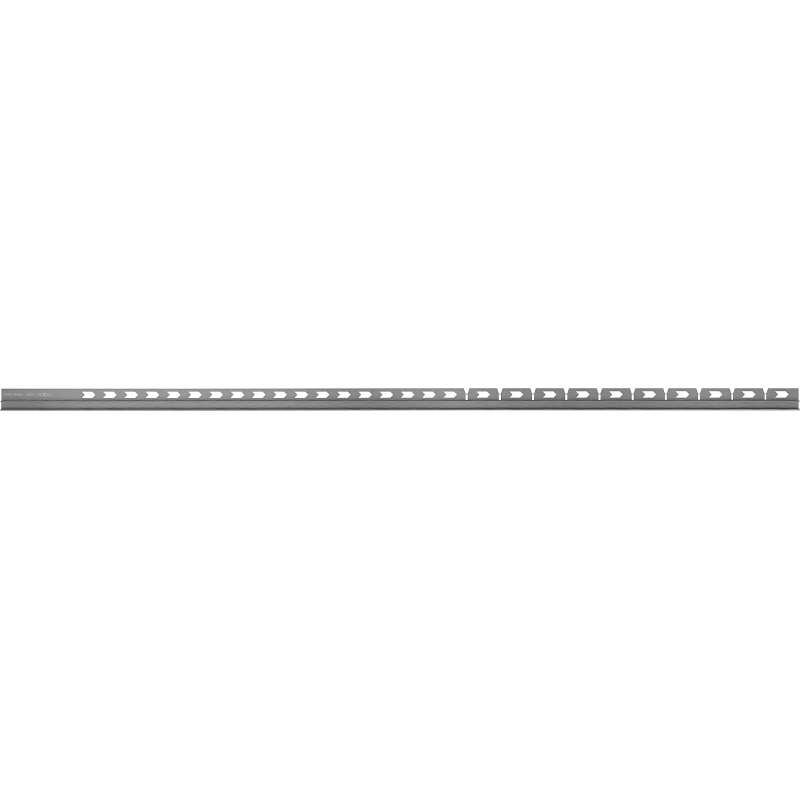 Mexen Line-B Gefälleleiste für Glas 120 cm rechts, gebürstetes Gun Gray - 186604120R
