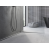 Mexen Line-B Gefälleleiste für Glas 120 cm rechts, gebürstetes Gun Gray - 186604120R
