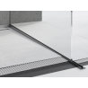 Mexen Line-B Gefälleleiste für Glas 180 cm rechts, gun gray gebürstet - 186604180R