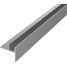 Mexen Line-B Gefälleleiste für Glas 180 cm rechts, gun gray gebürstet - 186604180R