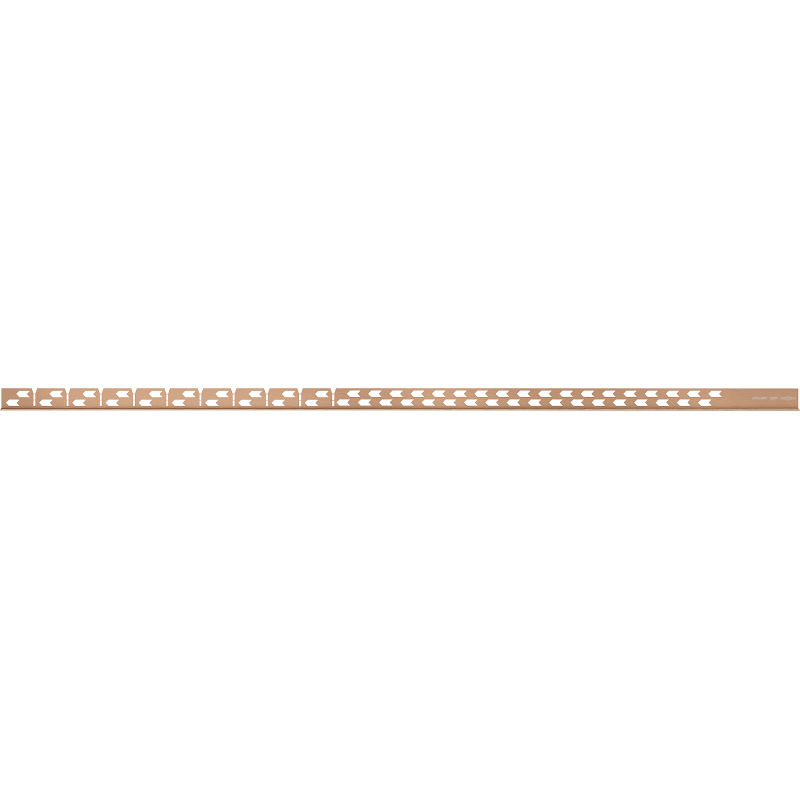 Mexen Line-B Bodenfliesen-Schrägprofil 120 cm links, gebürstetes Kupfer - 186501120L