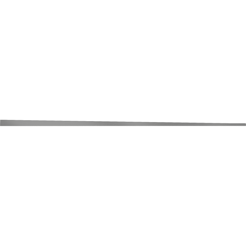 Mexen Line-B Boden-Abschlussleiste 120 cm rechts, Gun Grey gebürstet - 186601120R