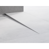 Mexen Line-B Boden-Abschlussleiste 120 cm rechts, Gun Grey gebürstet - 186601120R