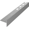 Mexen Line-B Fußboden-Abschlussleiste 180 cm rechts, gebürstet Gun Gray - 186601180R