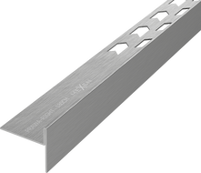 Mexen Line-B Fußboden-Abschlussleiste 180 cm rechts, gebürstet Gun Gray - 186601180R