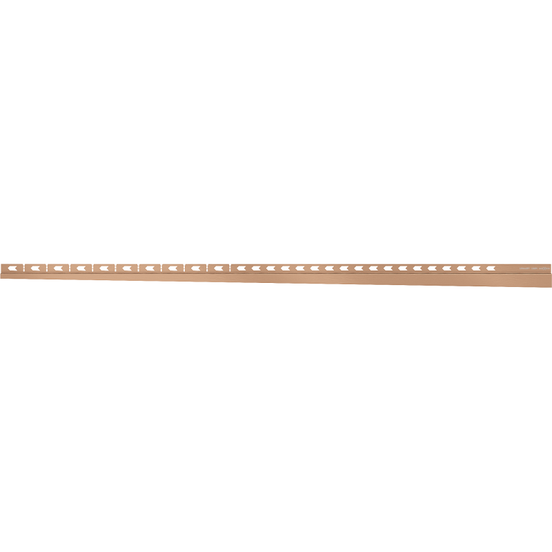 Mexen Line-B wandbündiger Neigungsstreifen 120 cm links, gebürstetes Kupfer - 186502120L