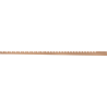 Mexen Line-B wandbündiger Neigungsstreifen 120 cm links, gebürstetes Kupfer - 186502120L