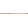 Mexen Line-B Wandabschlussschiene 180 cm links, gebürstetes Kupfer - 186502180L