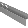 Mexen Line-B wandseitige Gefälleleiste 180 cm links, gebürstetes Gun Gray - 186602180L