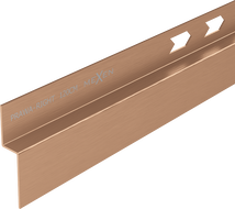 Mexen Line-B Wandnahe Gefällleiste 120 cm rechts, gebürstetes Kupfer - 186502120R