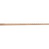 Mexen Line-B Wandnahe Gefällleiste 120 cm rechts, gebürstetes Kupfer - 186502120R
