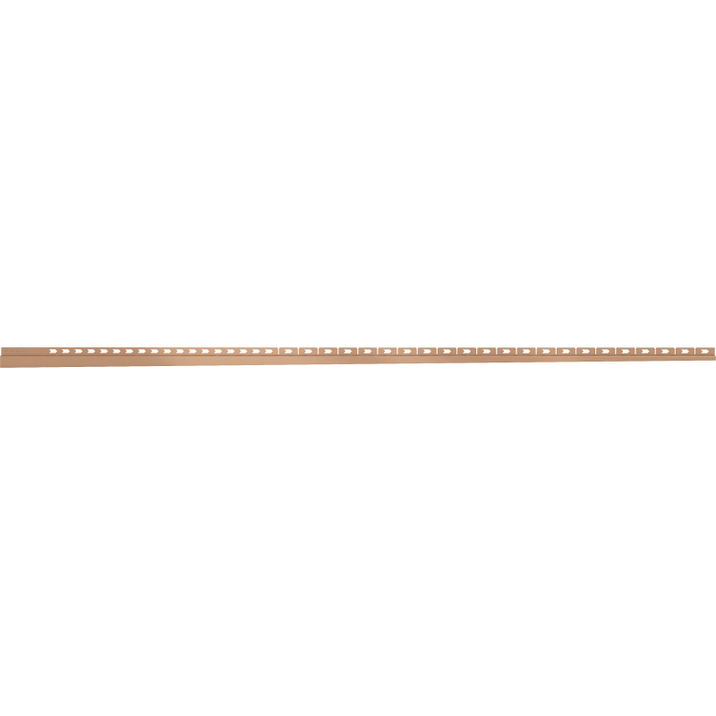 Mexen Line-B Wandabschlussleiste 180 cm rechts, gebürstetes Kupfer - 186502180R