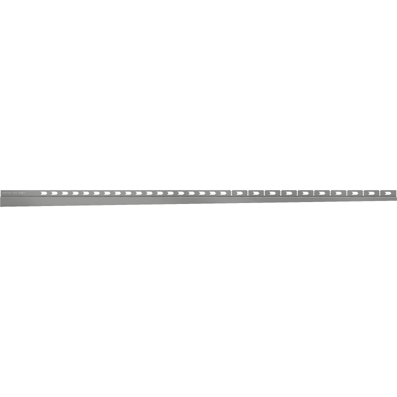 Mexen Line-B Wandabschlussleiste 120 cm rechts, gebürstetes Gun Gray - 186602120R
