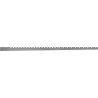 Mexen Line-B Wandabschlussleiste 120 cm rechts, gebürstetes Gun Gray - 186602120R
