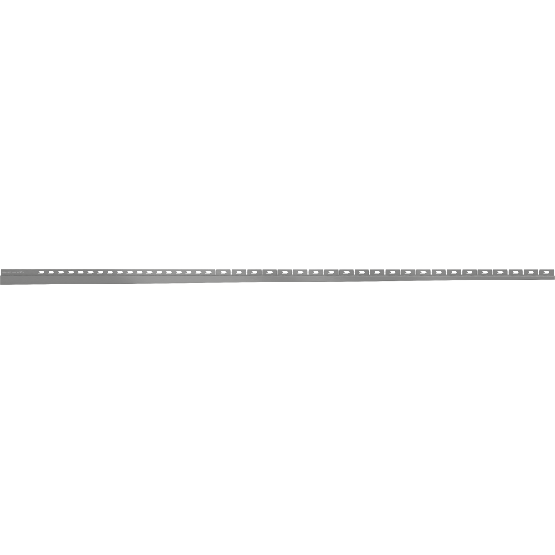 Mexen Line-B Wand-Duschleiste 180 cm rechts, gun gray gebürstet - 186602180R