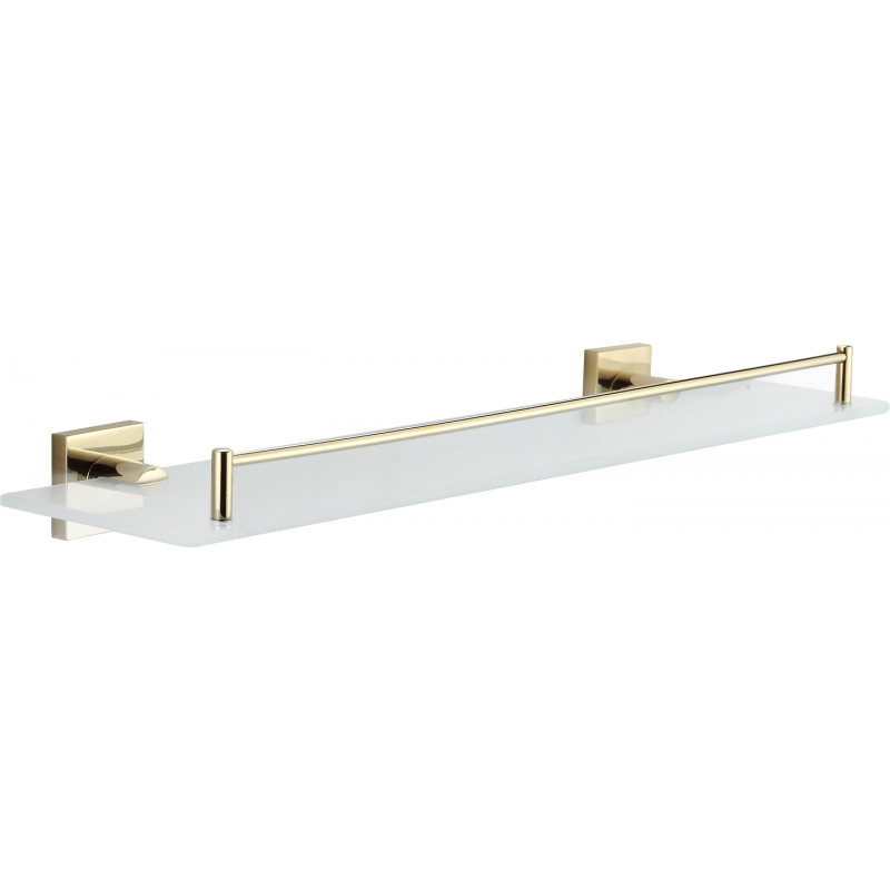 Mexen Rufo hängendes Glasregal, gold - 7050937-50