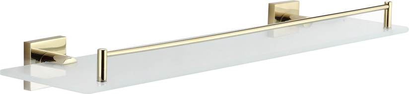 Mexen Rufo hängendes Wandregal aus Glas, Gold - 7050937-50