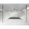 Mexen Kioto freistehende Duschwand 110 x 200 cm, ombre blau 8 mm, Chrom - 800-110-002-01-46
