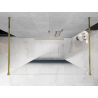 Mexen Kioto freistehende Duschwand 120 x 200 cm, ombre blau 8 mm, gold - 800-120-002-50-46