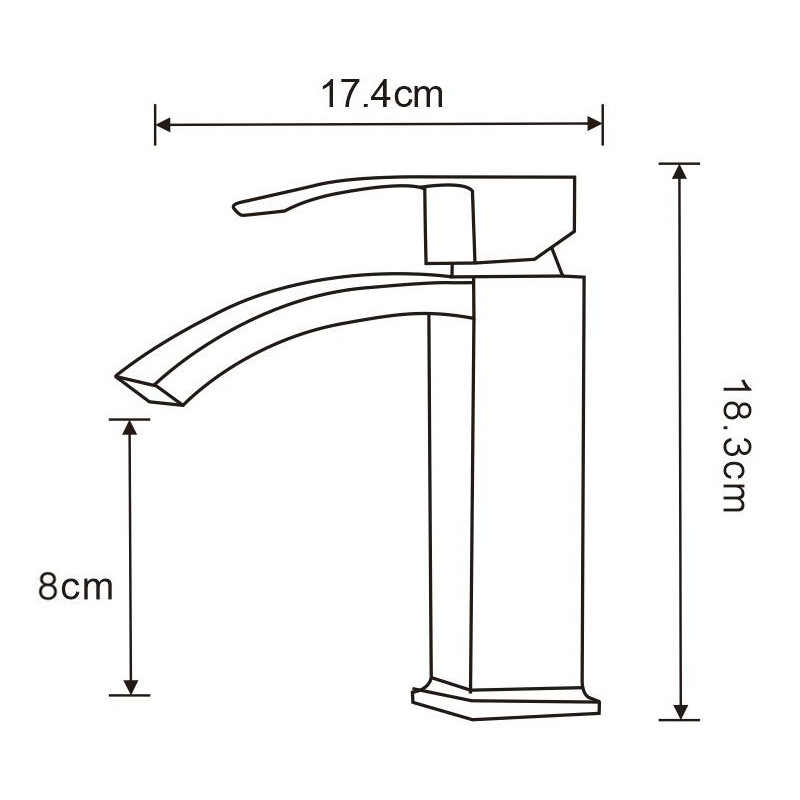Mexen Libra Waschtischarmatur, gold - 745100-50